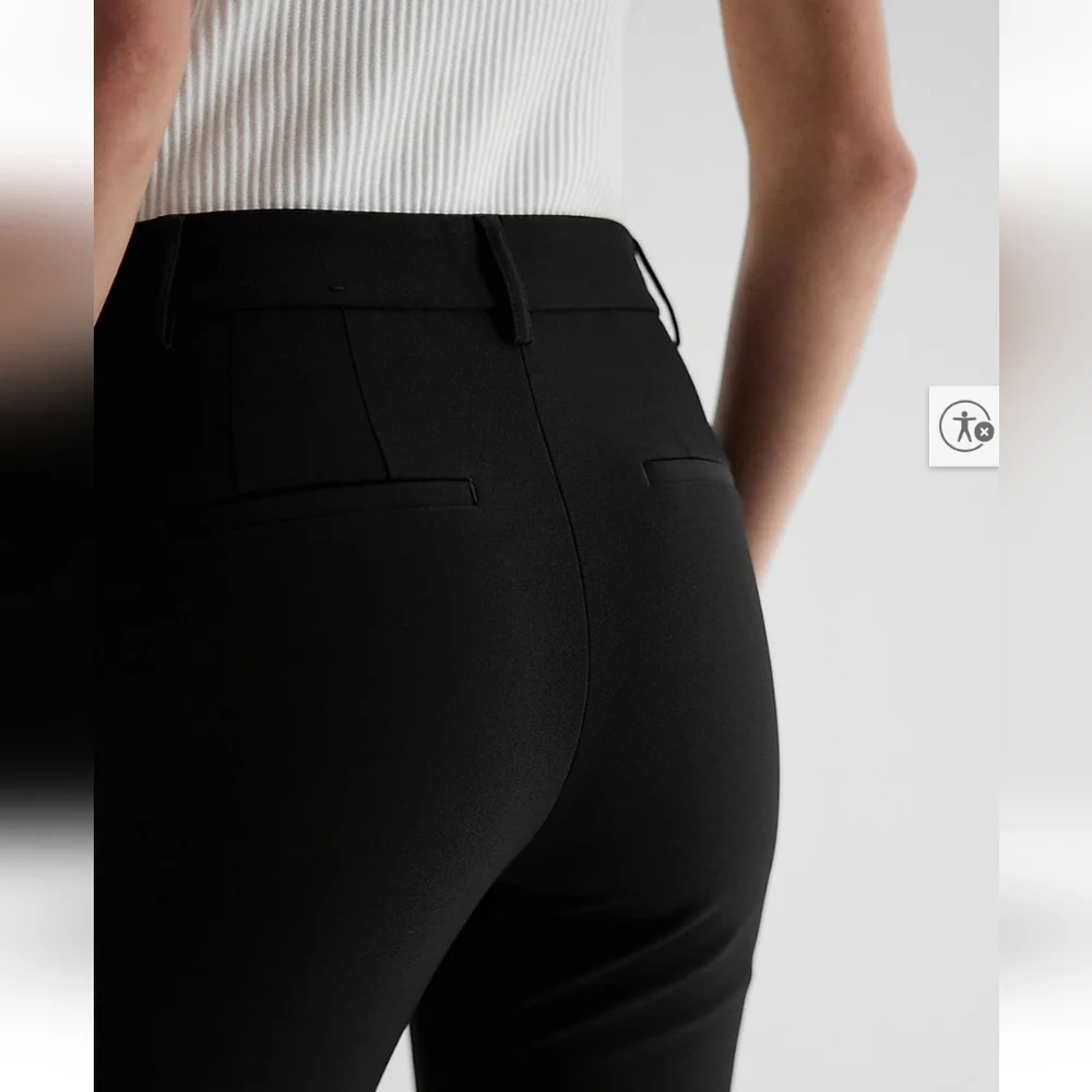 EXPRESS Editor Studio Stretch Twill Mid Rise Skinny Pant - Picture 4 of 5